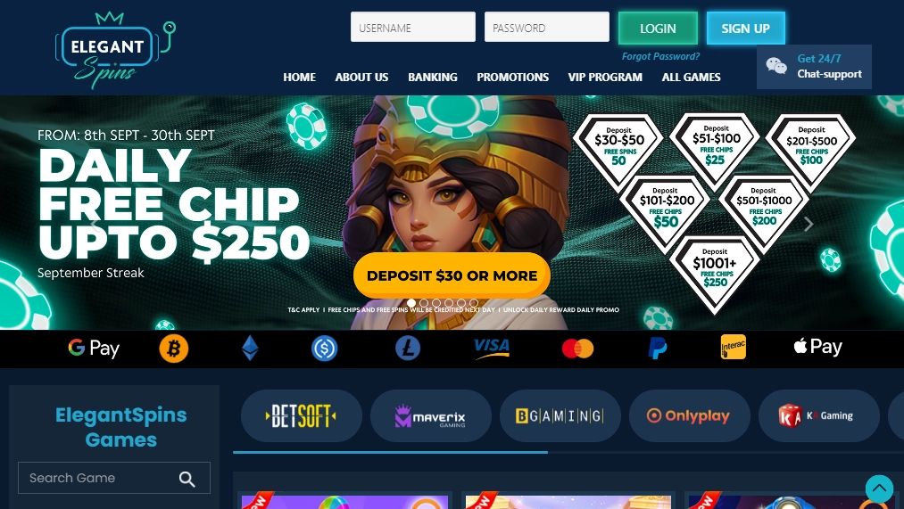 ElegantSpins Casino